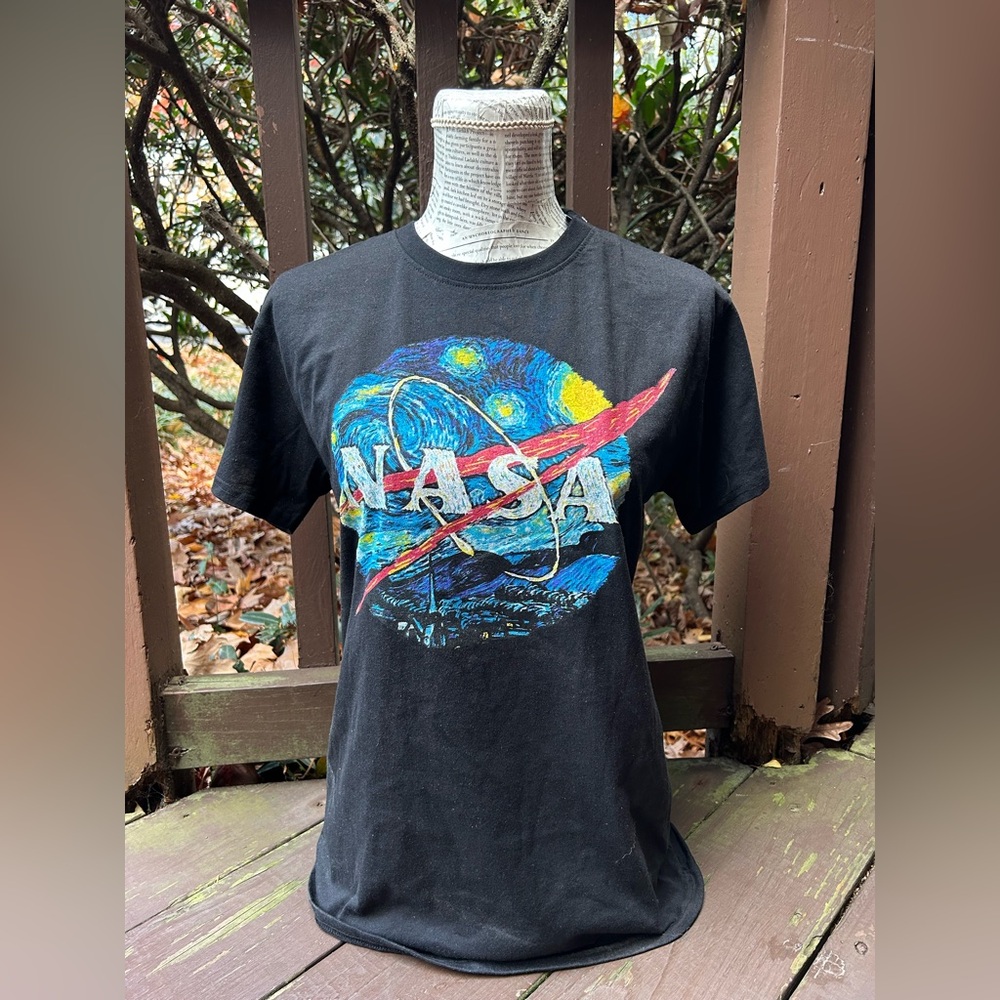 Black NASA Graphic T-Shirt